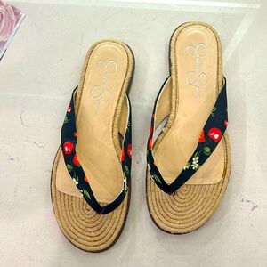 Jessica Simpson slippers shoes size 9 1/2